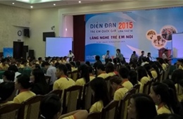 Nhiều kiến nghị tại Diễn đàn trẻ em quốc gia 2015